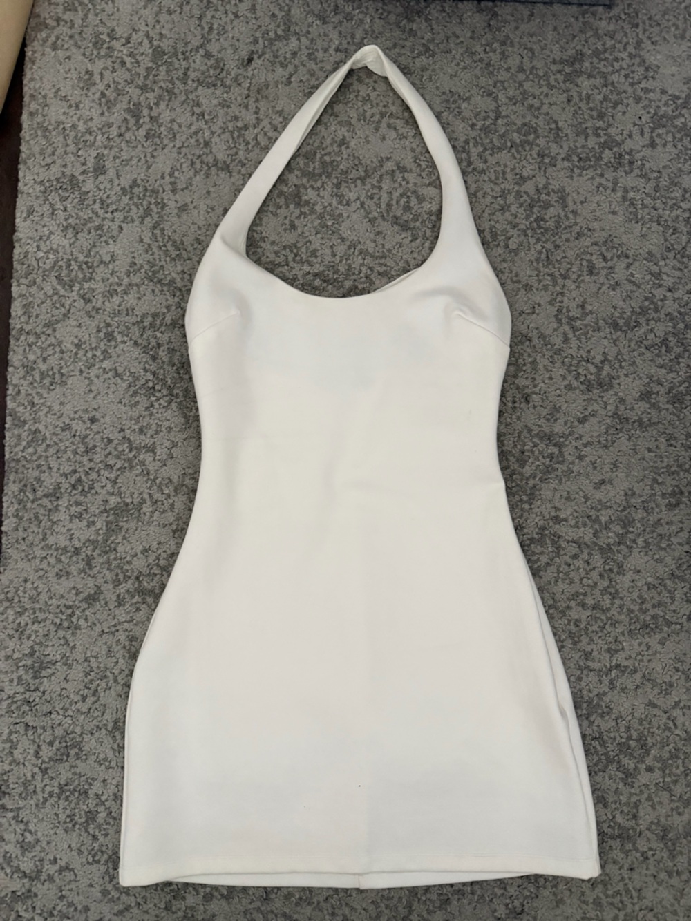 Dynamite White Halter Mini Dress